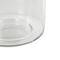 15" Clear Glass Minimalistic Decorative Vase